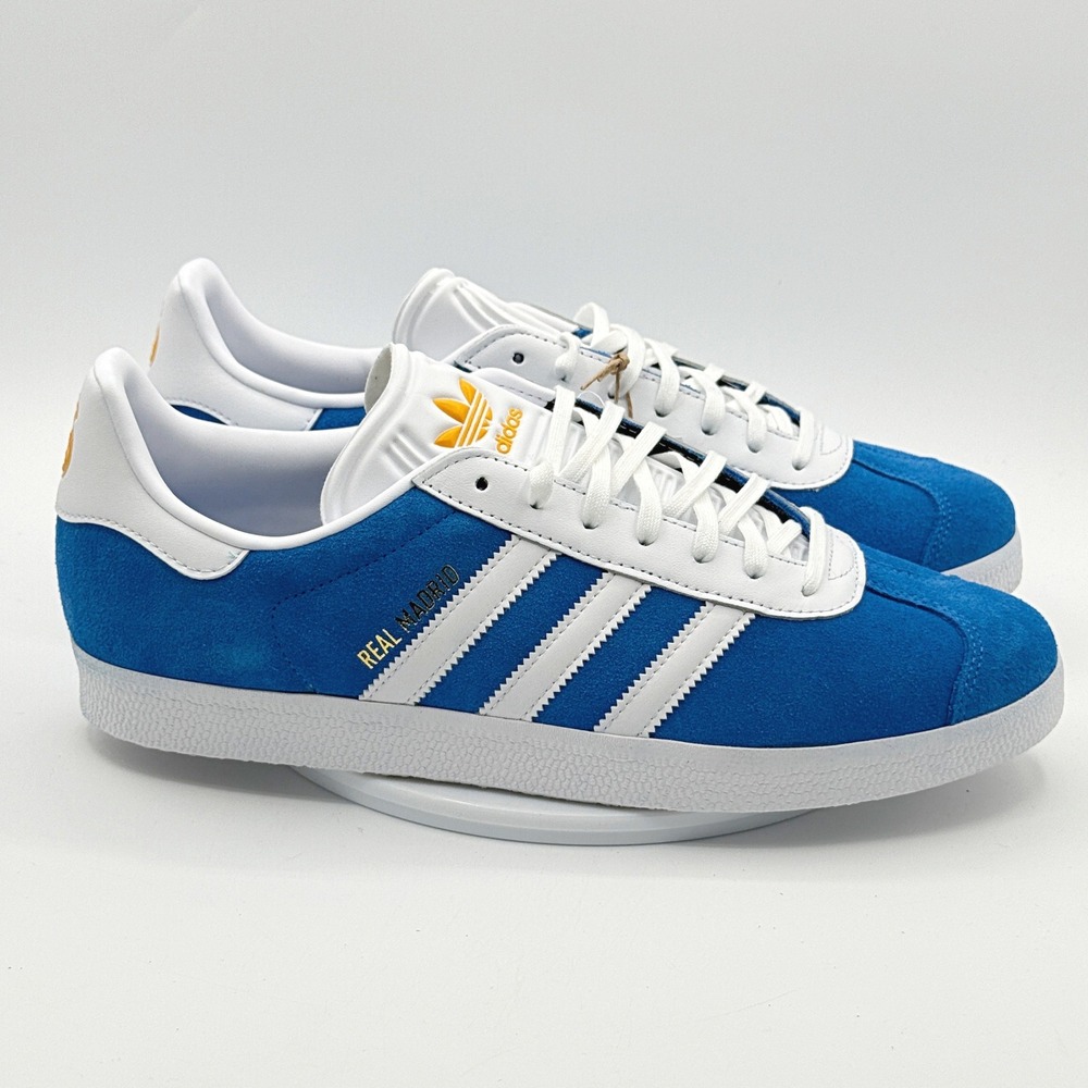 Adidas Gazelle 'Real Madrid' Bluebird White / Size 11.5 Mens / JR4158, New